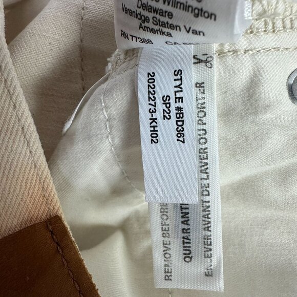 J.Crew Slouchy Boyfriend Jean Womens Size 24 Off-White Cotton Denim - Picture 10 of 11